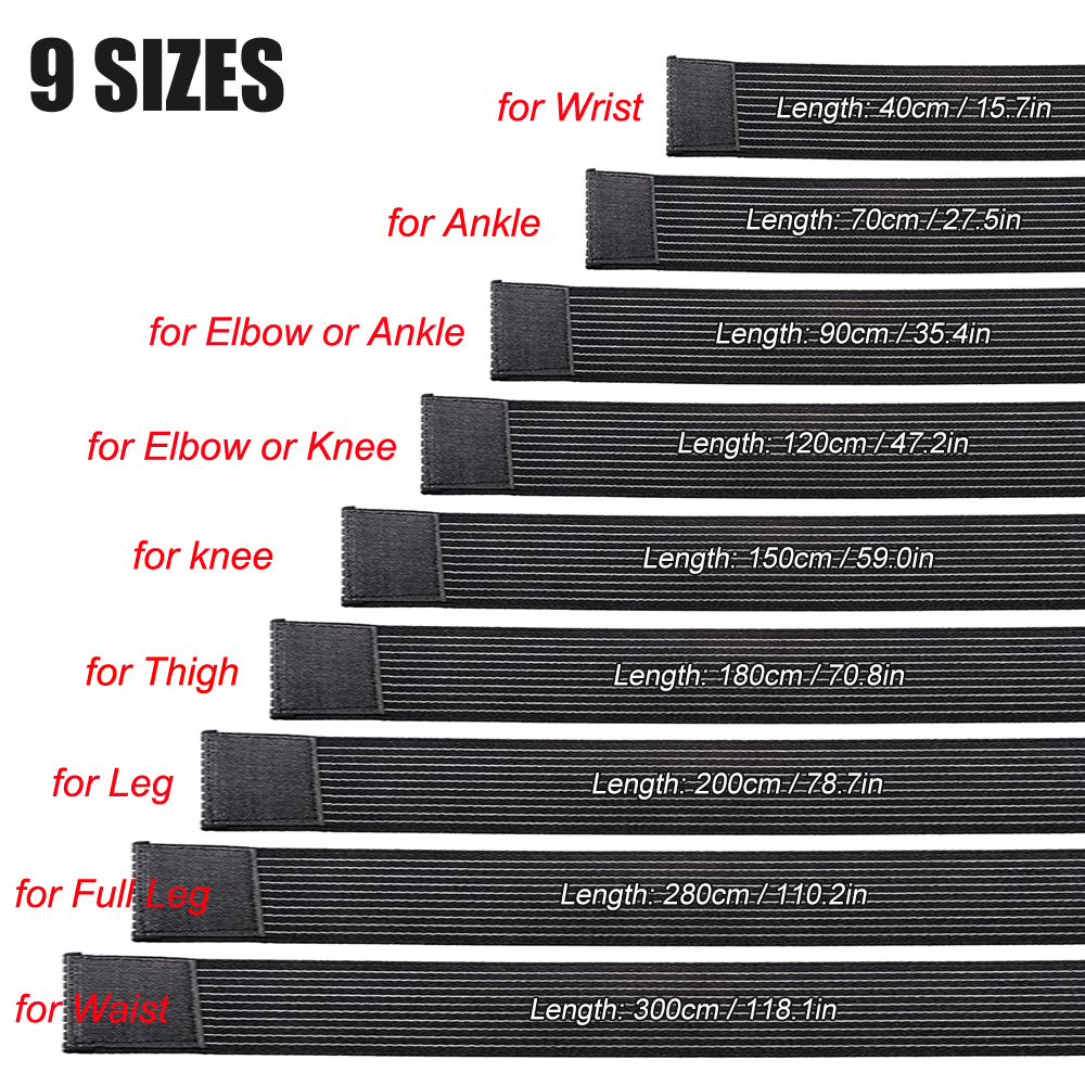 1PCS 40-300cm Compression Band - Compression Sleeve Calf incelemesi ve fiyatı