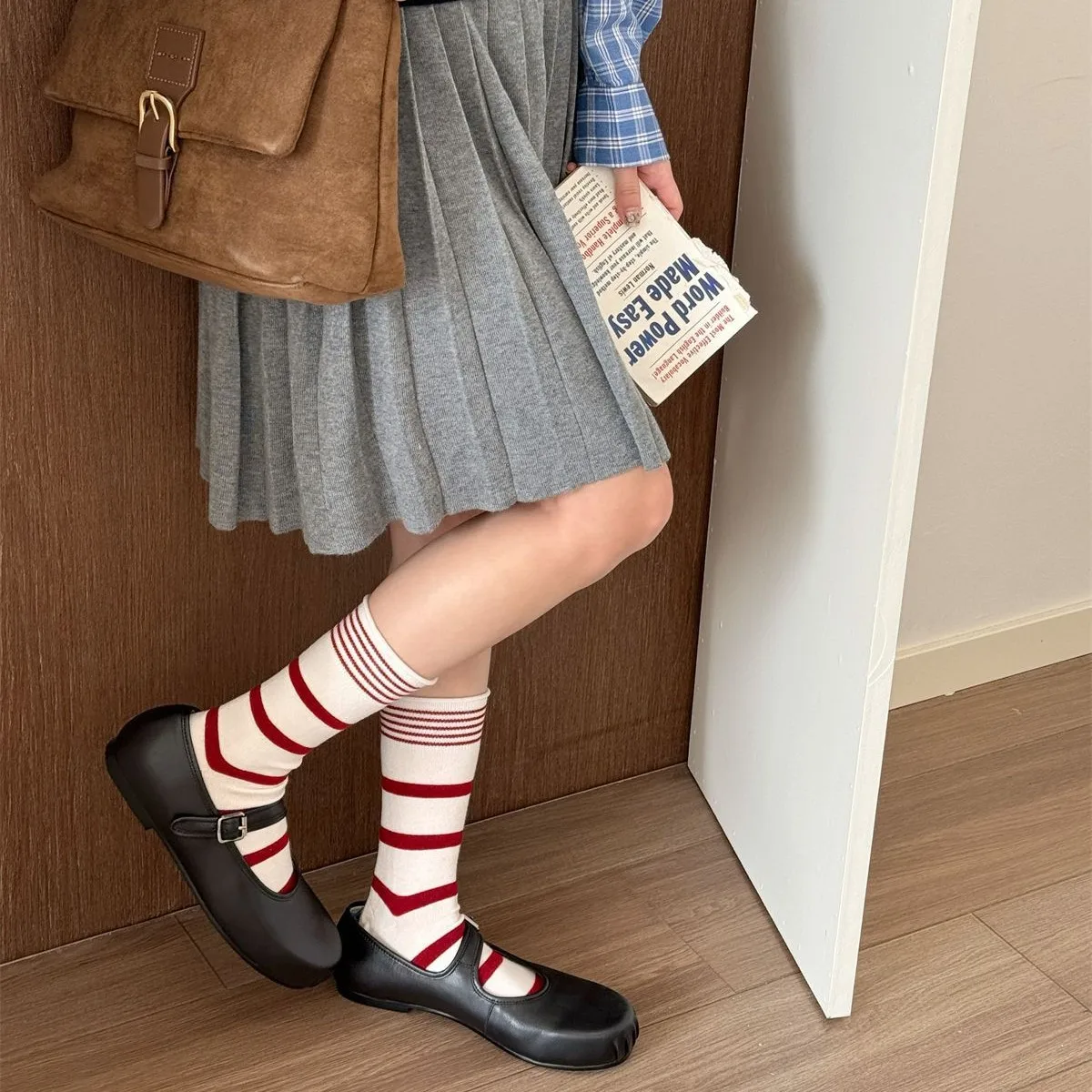 Korean Winter Striped Wool Sil - Silk Sock Bamboo incelemesi ve fiyatı
