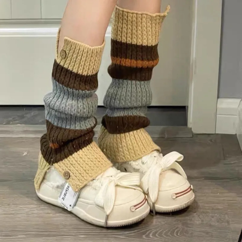 New ​Y2K Knitted Leg Warmers V - Boot Sock Slouchy incelemesi ve fiyatı