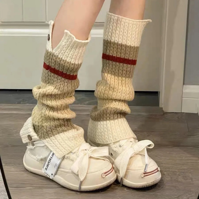 New ​Y2K Knitted Leg Warmers V - Boot Sock Slouchy incelemesi ve fiyatı
