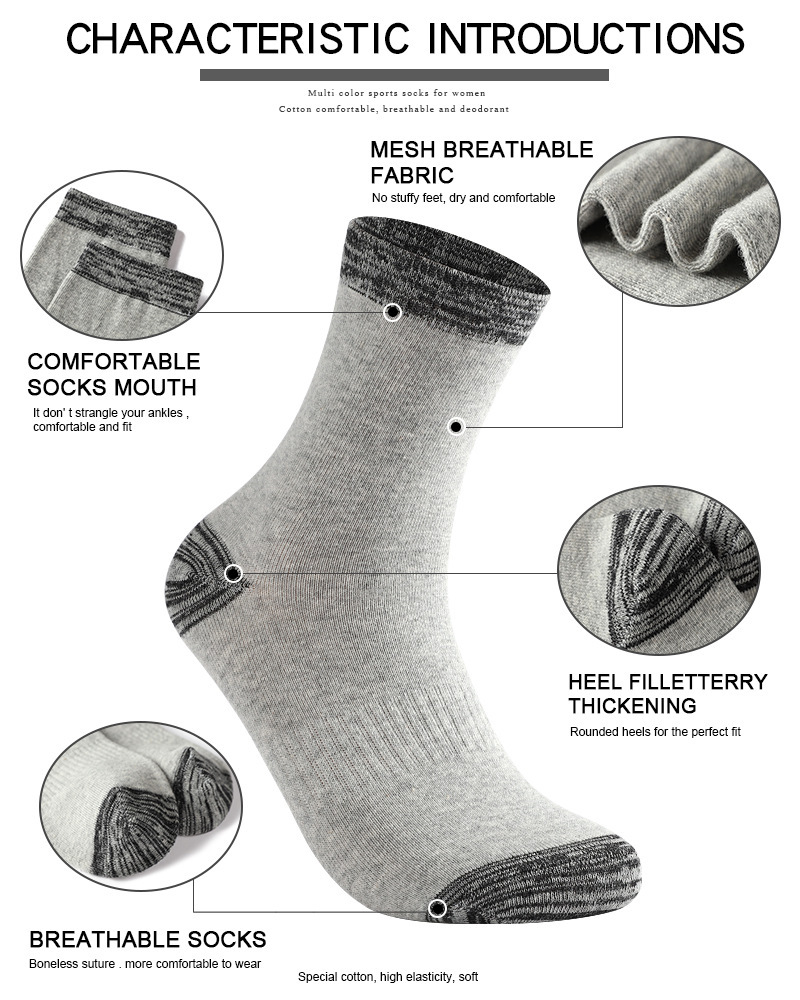 1/5 Pairs Men's Socks Pack Ove - Cotton Crew Sock Pack incelemesi ve fiyatı
