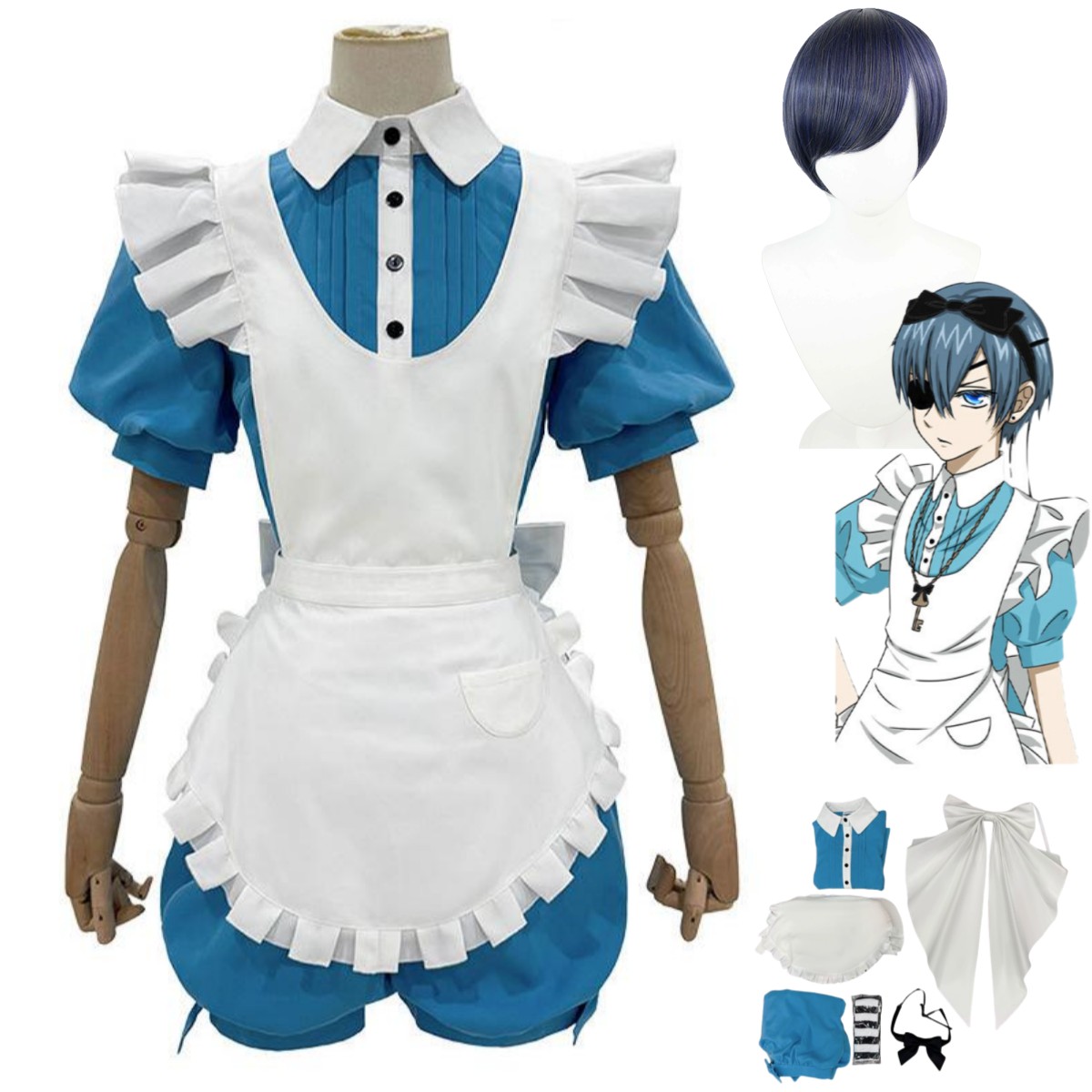Anime Ciel Phantomhive Smile C - Dress Sock Men incelemesi ve fiyatı