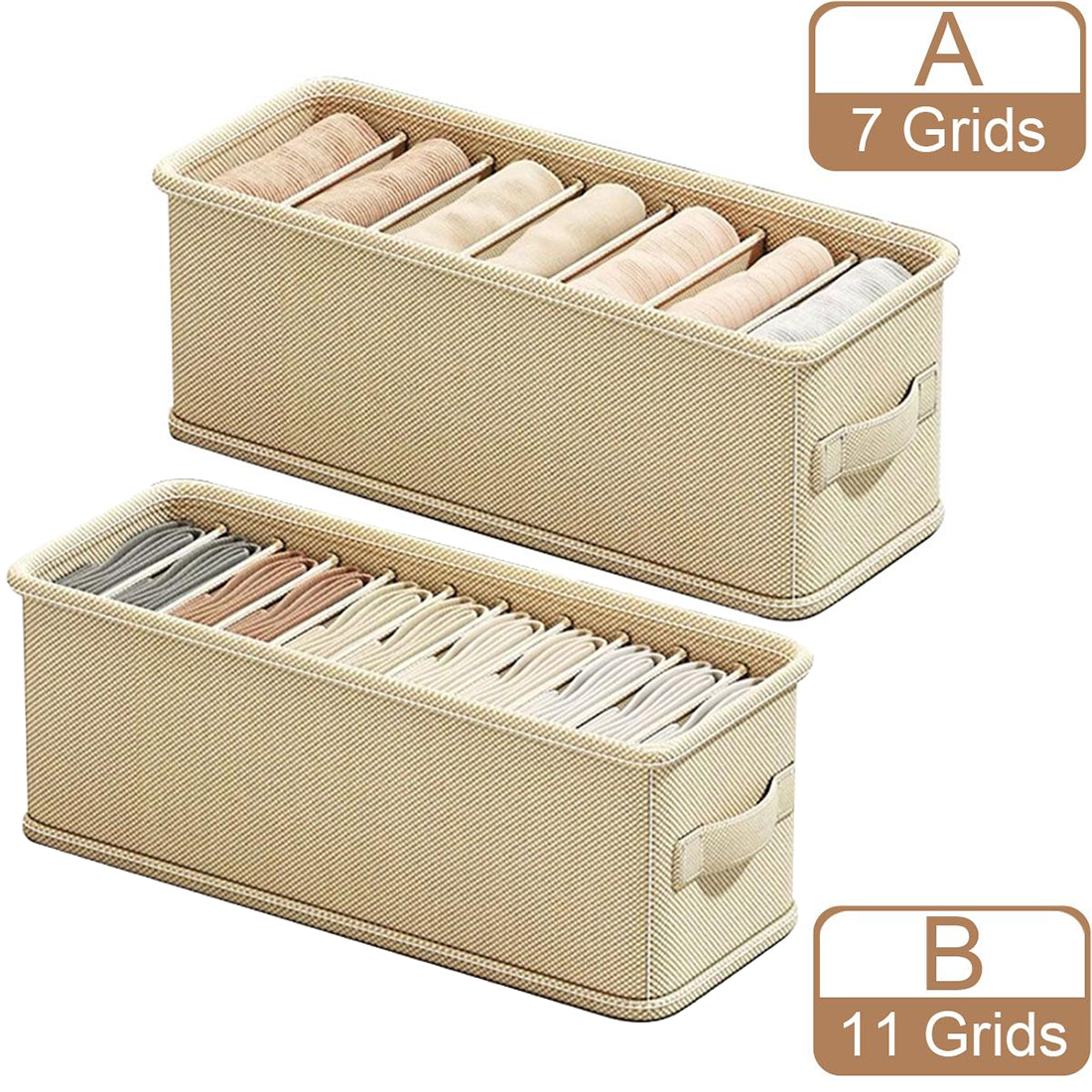 6/7 Grids Drawer Organizer Bra - Sock Organizer Tray incelemesi ve fiyatı