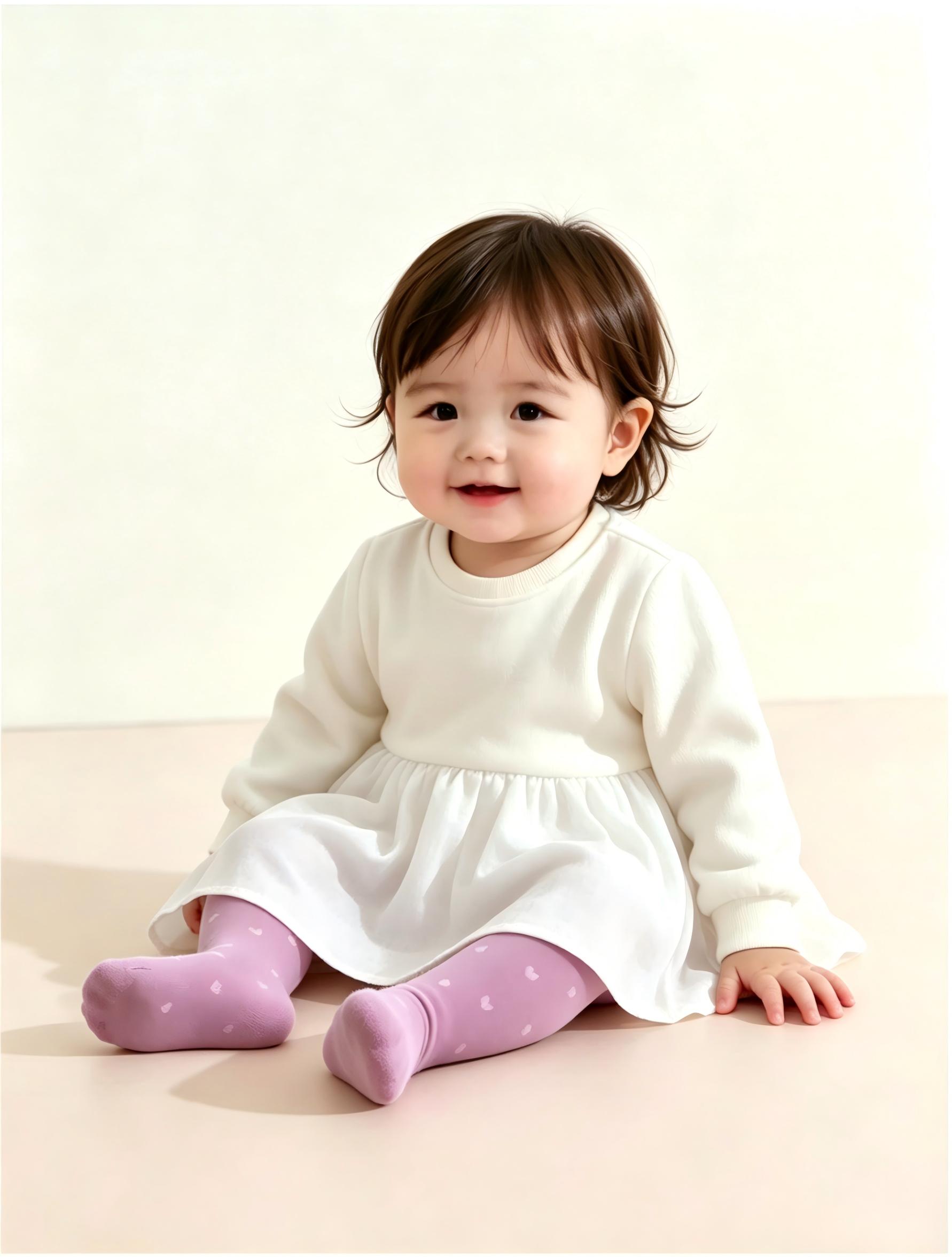 3PCS Toddler Girls Heart Print - Tights Pantyhose Sheer incelemesi ve fiyatı