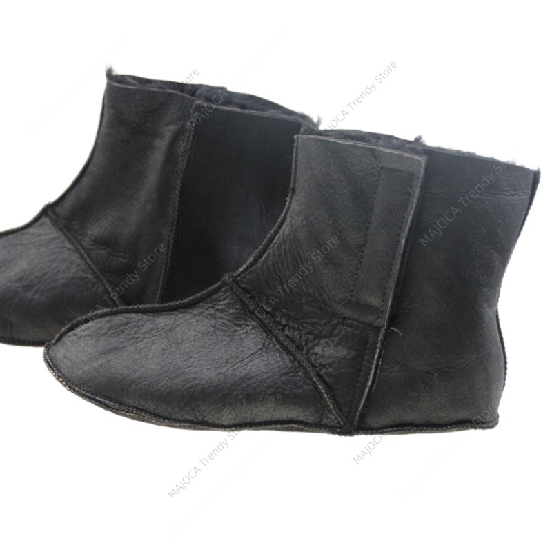 Genuine Sheepskin Leather Sock - Thermal Sock Winter incelemesi ve fiyatı