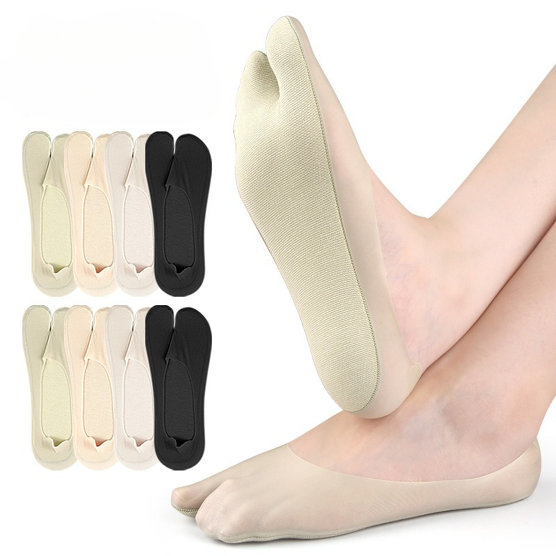 A pair of summer thin ice silk - Toe Sock Split incelemesi ve fiyatı