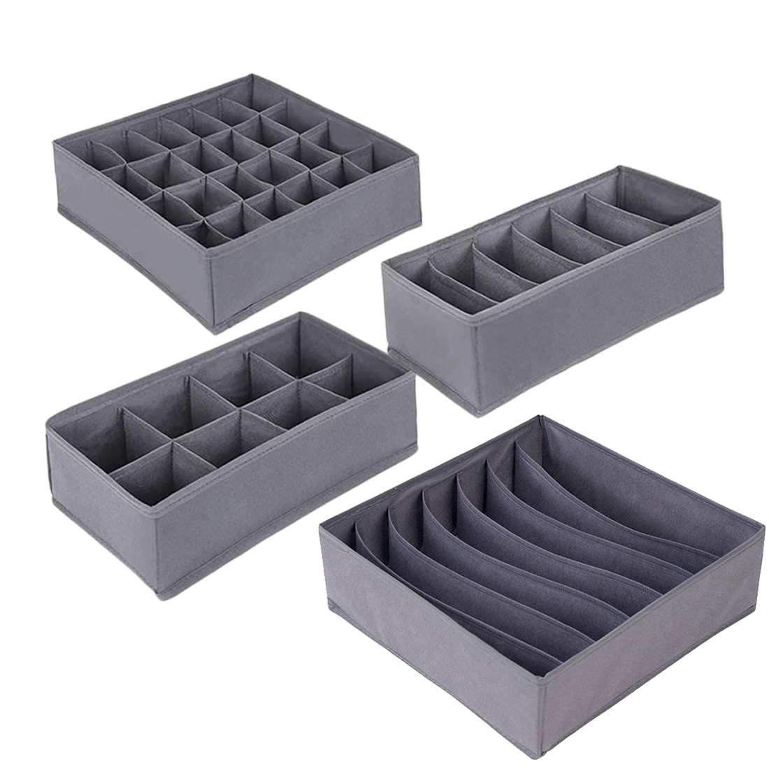 6/7/8/24 Grids Foldable Fabric - Sock Organizer Tray incelemesi ve fiyatı