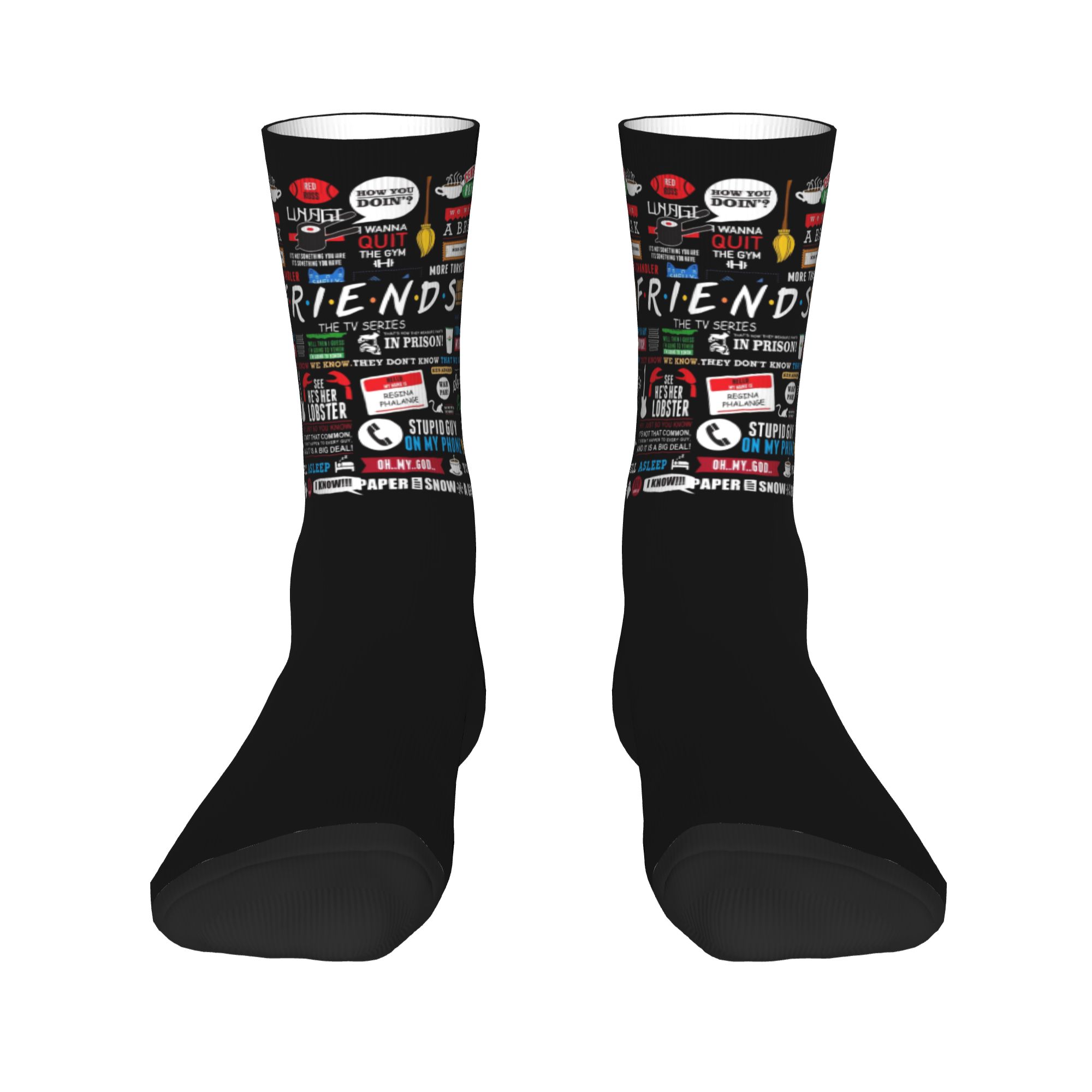 Custom Cute Funny TV Show Frie - No Show Sock Women incelemesi ve fiyatı