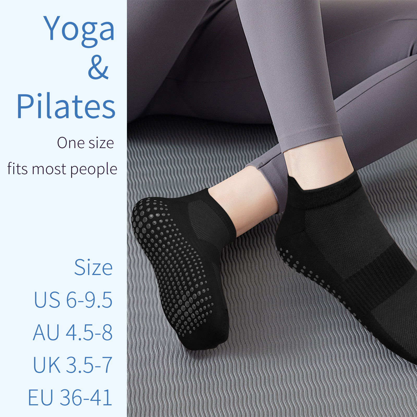 3 Pairs Yoga Socks Women Cotto - No Show Sock Women incelemesi ve fiyatı