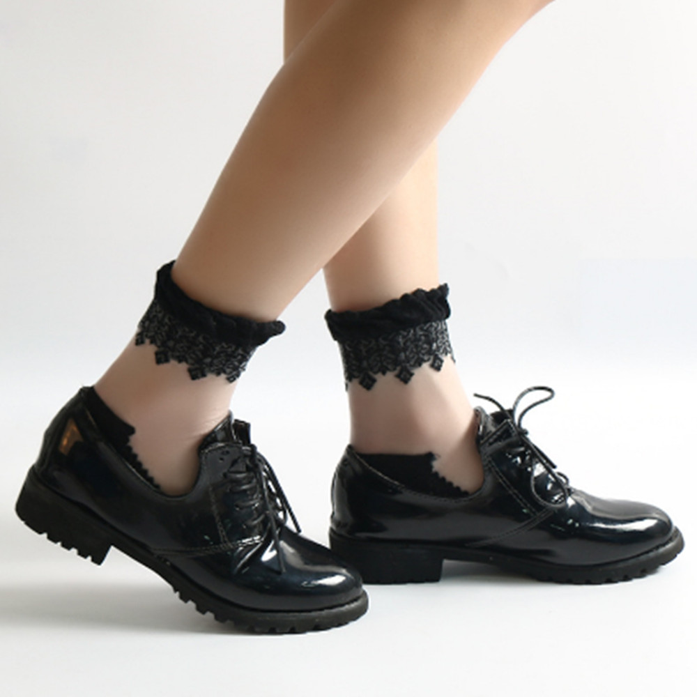 Woman Lace short sock thin soc - Invisibility Sock Loafer incelemesi ve fiyatı