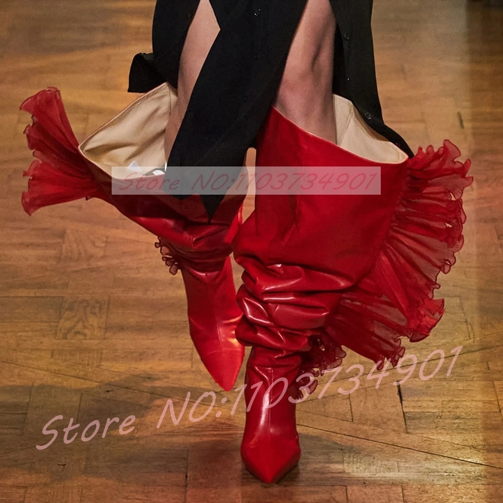 Ruffles Tulle Slouchy Sock Sty - Boot Sock Slouchy incelemesi ve fiyatı